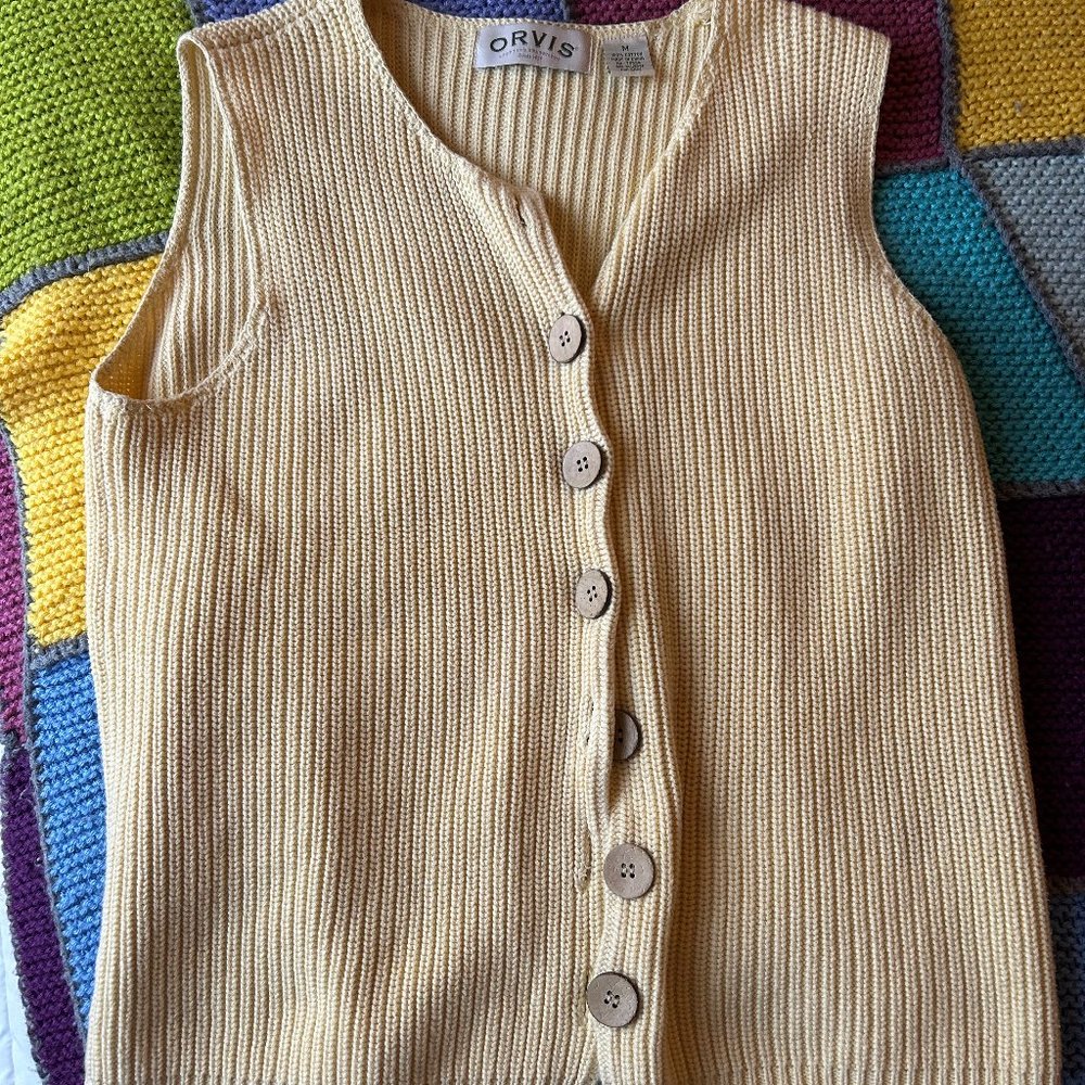 Vintage Orvis Knit Vest